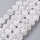 Naturelles craquements perle de cristal brins G-J376-34-12mm-1