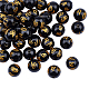 OLYCRAFT 38pcs 10mm Natural Black Agate Beads Strand Frosted Gemstone Round Loose Beads Energy Stone Beads for Jewelry Making - 14 Inch G-OC0001-37B-10mm-1