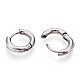 201 Stainless Steel Huggie Hoop Earrings STAS-S079-162B-3
