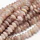 Rondelle Natural Red Star Stone Beads Strands G-P109-06-2