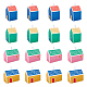 Nbeads 32 pz 4 stili di scatole regalo pieghevoli in carta di cartone a forma di casa CON-NB0002-23-1