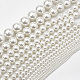 Hebras de perlas de imitación de plástico ecológico MACR-S285-8mm-05-4