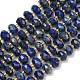 Natürlicher Lapislazuli Perlenstränge&nbsp;G-L642-J08-02-3