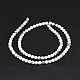 Natürliche Howlith Perlen Stränge G-F604-18-4mm-2
