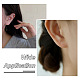 Boutigem 60 Sets 6 Style Star & Flower & Bowknot & Heart & Clover & Ball Tiny Resin Stud Earrings with Ear Nut for Women EJEW-BG0001-01-10