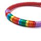 Handmade Braided Rope Polyester Thread Bracelets BJEW-F360-I07-3