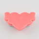 Valentines Day Gifts Ideas Scrapbook Embellishments Flatback Cute Heart with Word Love Plastic Resin Cabochons CRES-Q147-04-2