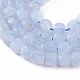 Chapelets de perles en agate avec dentelle bleue naturelle G-L537-025-2