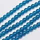 Natural & Dyed Malaysia Jade Bead Strands G-A146-6mm-A23-1
