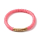 Handmade Polymer Clay Heishi Beads Stackable Stretch Bracelets Set for Women BJEW-JB07451-14