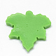 樹脂カボション  ヒイラギの葉  グリーン  28x28.5x4.5mm CRES-Q198-117-2