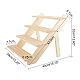 NBEADS 4-Tier Wooden Display Stand Riser ODIS-WH0027-028-2