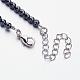 Gemstone Beaded Bracelets/Necklaces NJEW-JN01705-7