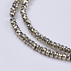Chapelets de perles en verre électroplaqué X-GLAA-F079-FP02-3