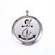 316 Surgical Stainless Steel Diffuser Locket Pendants STAS-H390-05P-1