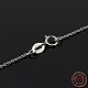 Collares de cadenas tipo cable de plata de ley 925 chapados en rodio unisex de moda STER-M034-A-07-2