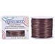 BENECREAT 15 Gauge (1.5mm) Aluminum Wire 220FT (68m) Anodized Jewelry Craft Making Beading Floral Colored Aluminum Craft Wire - Brown AW-BC0001-1.5mm-11-2