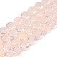 Electroplate opaco colore solido perle di vetro fili EGLA-N002-27-B05-1