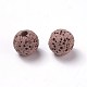 Perles de pierre de lave naturelle non cirées G-F325-8mm-A13-2