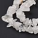 Éclats de cristal de quartz naturel perles brins F019-1-5