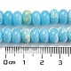 Hebras de cuentas teñidas de jaspe imperial sintético. G-D077-E01-01J-5