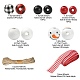Kit para hacer decoración colgante de muñeco de nieve navideño diy DIY-YW0007-36-3