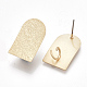 Accessoires de clous d'oreilles en fer IFIN-T010-04-2