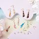 Cheriswelry DIY Triangle Drop Earring Making  Kits DIY-CW0001-31-6