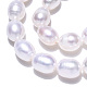 Fili di perle di perle d'acqua dolce coltivate naturali PEAR-N012-06M-3