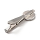 Laiton supports cabochons clip cravate KK-A159-01P-2