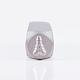 鉄の金属切手  エッフェル塔の模様  プラチナ  6.55x1cm AJEW-BC0005-55A-3
