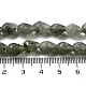 天然石ラブラドライトビーズ連売り  多面カットティアドロップ  10x7mm  穴：1.2mm  約20個/連  7.87''（20センチメートル） G-P520-B05-01-5