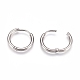 304 Stainless Steel Huggie Hoop Earrings EJEW-G272-02-12mm-P-3