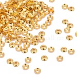 Messing kleinen Wulst Kappen & Kegel Perlen, golden, 3x0.8 mm, Bohrung: 1 mm