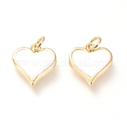Настоящие 18k позолоченные латунные подвески KK-L006-019A