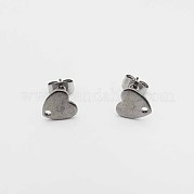 Женские серьги-гвоздики из нержавеющей стали RW1088-1
