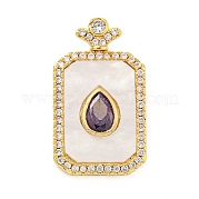 Латунные микро проложить кубического циркония подвески FIND-Z044-04A