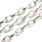 Alloy Teardrop Link Chains LCHA-K001-02P