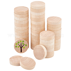 OLYCRAFT 100Pcs 1 Inch Natural Beech Wood Slices Unfinished Round Wooden  Discs Small Wooden Circles Wooden Tag Unfinished Round Wood Slices for DIY  Crafts Christmas Decoration 