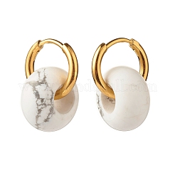 Set di gioielli con perline di chip di howlite sintetica&nbsp;SJEW-JS01223-02