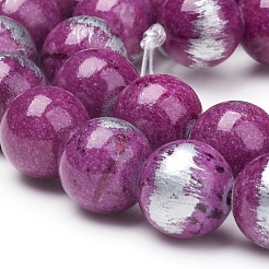 Abalorios de jade natural de mashan hebras&nbsp;G-G833-10mm-05
