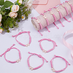 34 pulsera de cordón de poliéster encerado.&nbsp;BJEW-FH00003