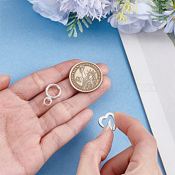 2 pz 2 stili 925 anelli a molla in argento sterling&nbsp;STER-ME0001-59