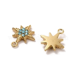 Strass-Anhänger aus Edelstahl 304&nbsp;STAS-L022-304G-04