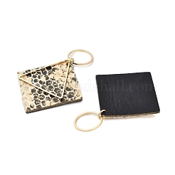 Laiton avec pendentifs en cuir pu&nbsp;FIND-Z048-08C-KCG