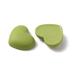 Cabochons di opaco resina&nbsp;RESI-WH0021-39J