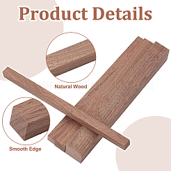 6 Stück 3 Stile Holzstäbchen&nbsp;WOOD-OC0003-85