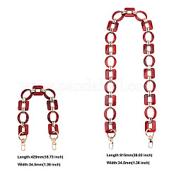 2 ovaler und quadratischer Taschengriff aus Acryl&nbsp;FIND-GN0001-14B