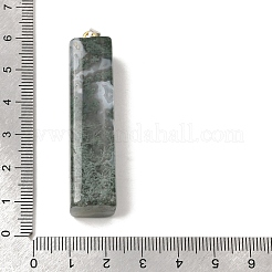 Muschio naturale agata grandi pendenti&nbsp;G-F820-03P-01