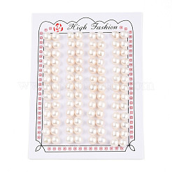 Perles de culture d'eau douce naturelles de Grade 3a&nbsp;PEAR-N018-3A-6570A